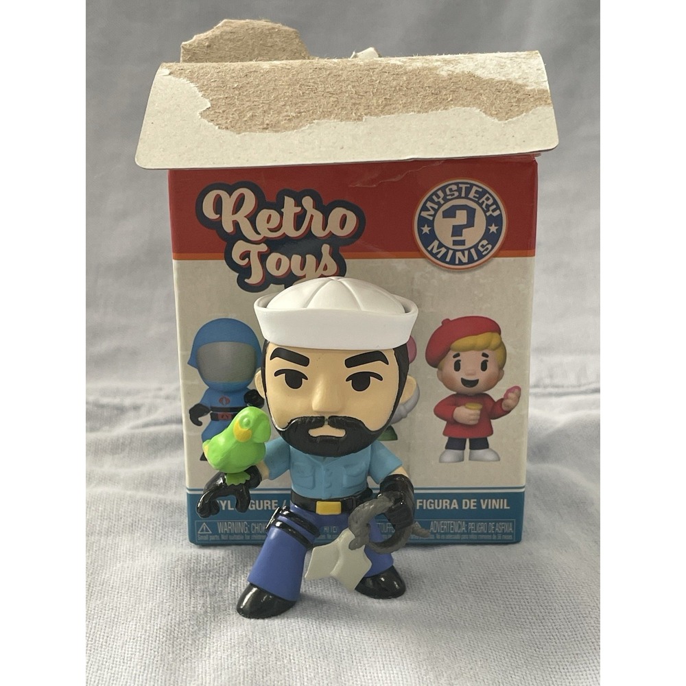NEW Open Box Funko Mini Retro Toys Vinyl Figure - Shipwreck w/ Polly Parrot 1/12